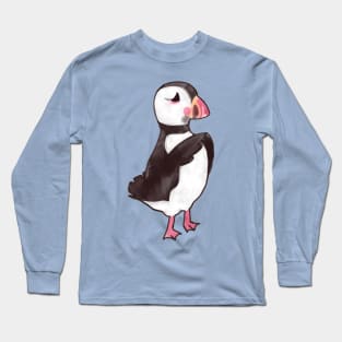 Puffin Penguin Long Sleeve T-Shirt